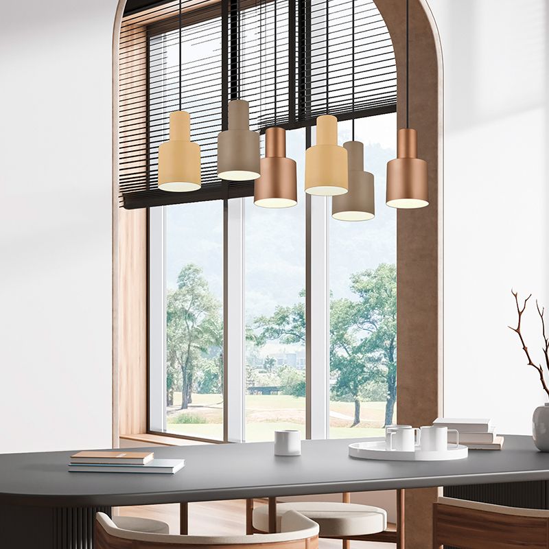 Taupe pendant light modern, Amila