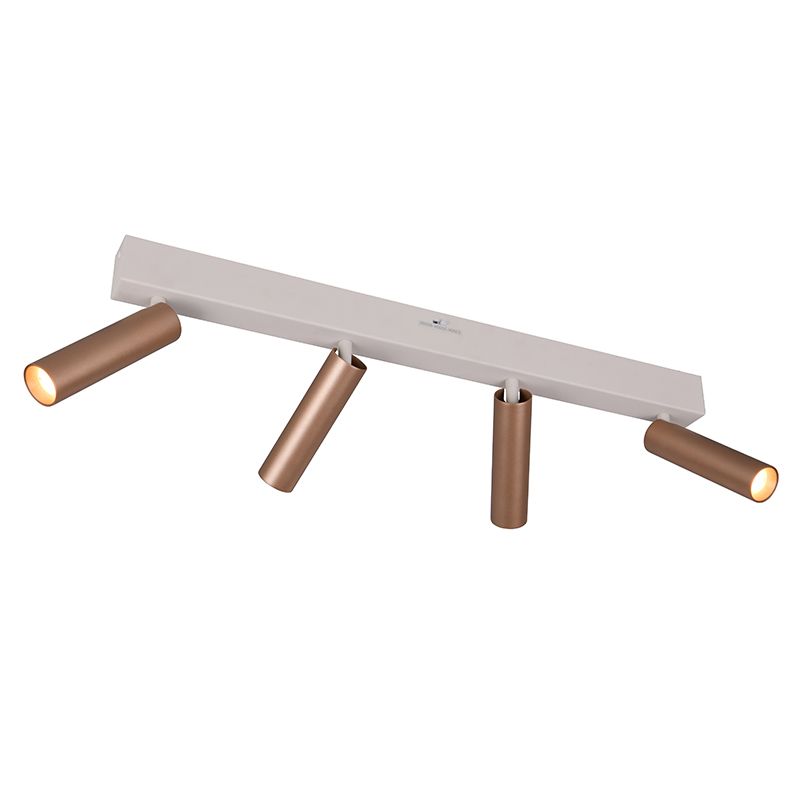 Brown ceiling spotlight modern, Smail, 5,5W, white switch LED, 3-step dimmable