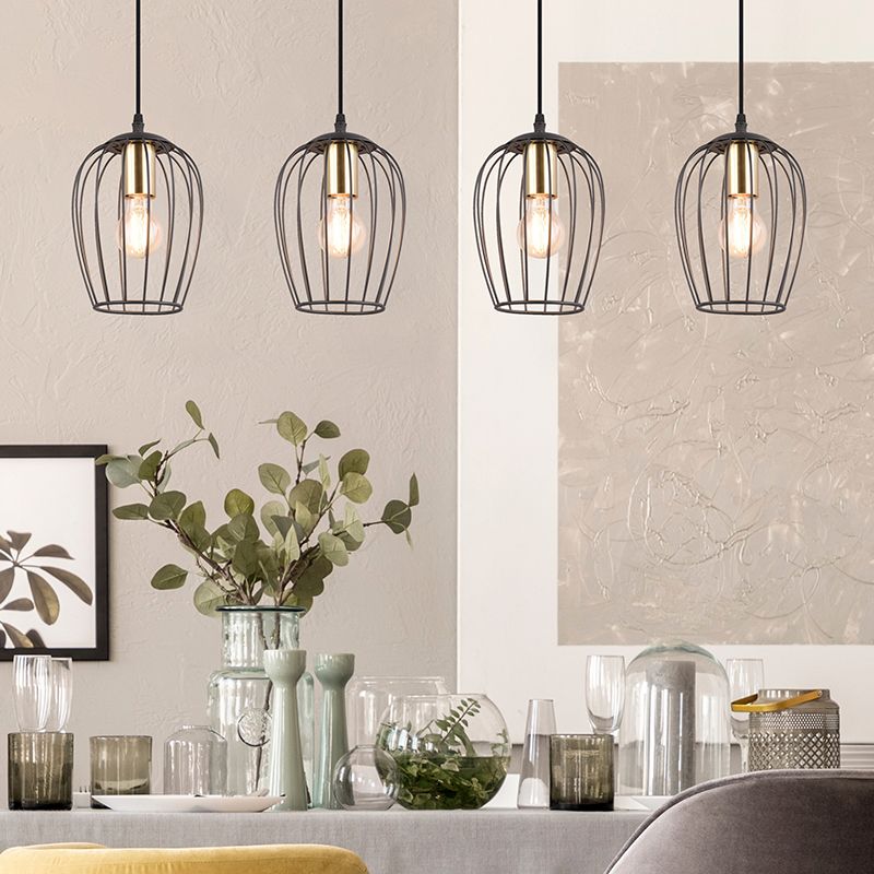 Black pendant light industrial, Dilano