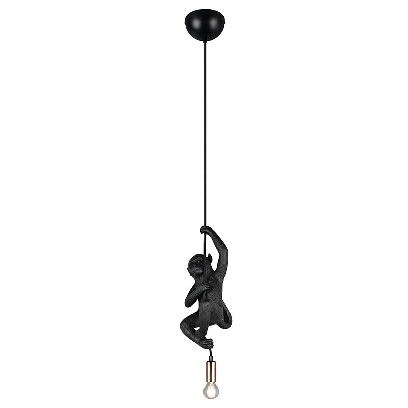 Black pendant light plastic, Macaca