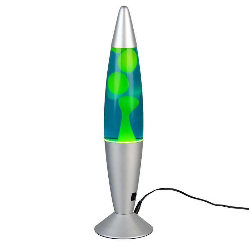 Green lava lamp glass, Coert, 21W, 3000K LED, with switch