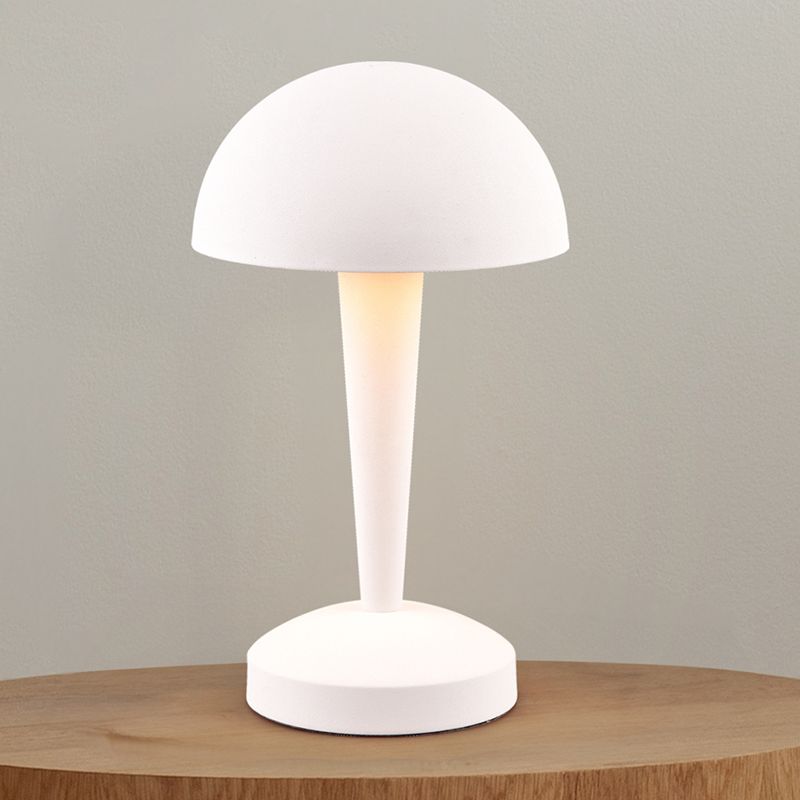 White table lamp modern, Delila, with touch dimmer