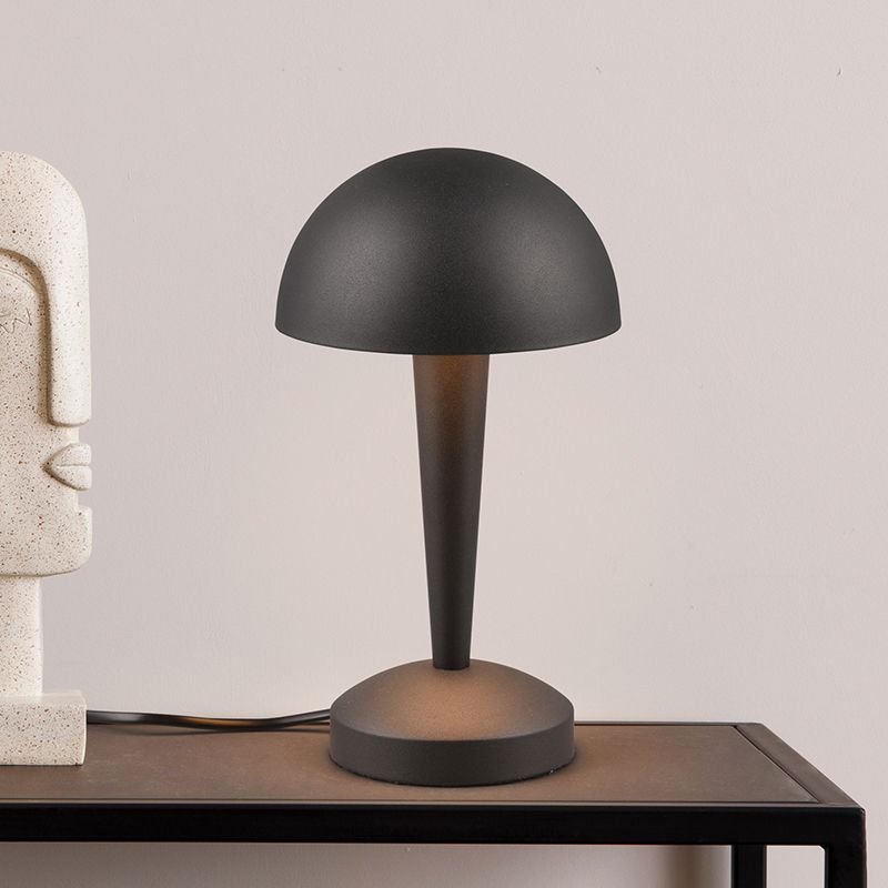 Black table lamp modern, Delila, with touch dimmer