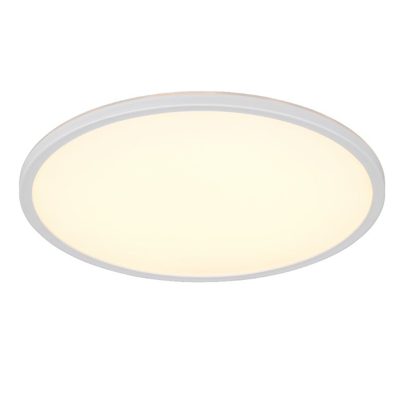White flush ceiling light modern, Jeltje, 22W, warm to cold white adjustable LED, with remote control White flush ceiling light modern, Jeltje, 22W, warm to cold white adjustable LED, with remote control