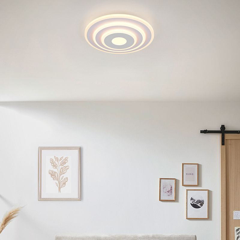 White ceiling light design, Yeel, 35W, warm to cold white adjustable LED, 3-step dimmable