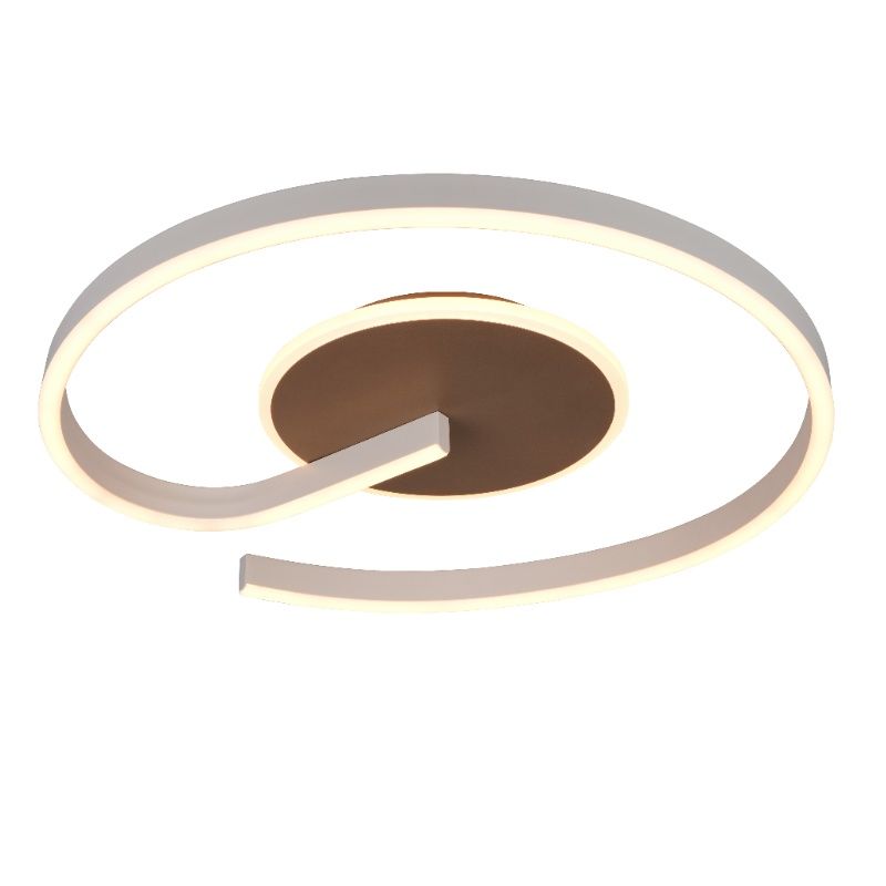 Brown ceiling light design, Ymer, 21W, white switch LED, 3-step dimmable Brown ceiling light design, Ymer, 21W, white switch LED, 3-step dimmable