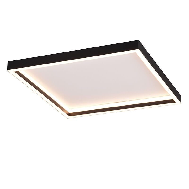 Black flush ceiling light design, Gilbert, 20W, 3000K LED