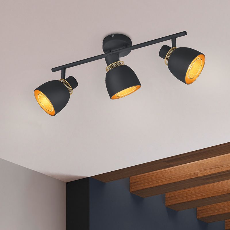 Black ceiling spotlight modern, Sylvano