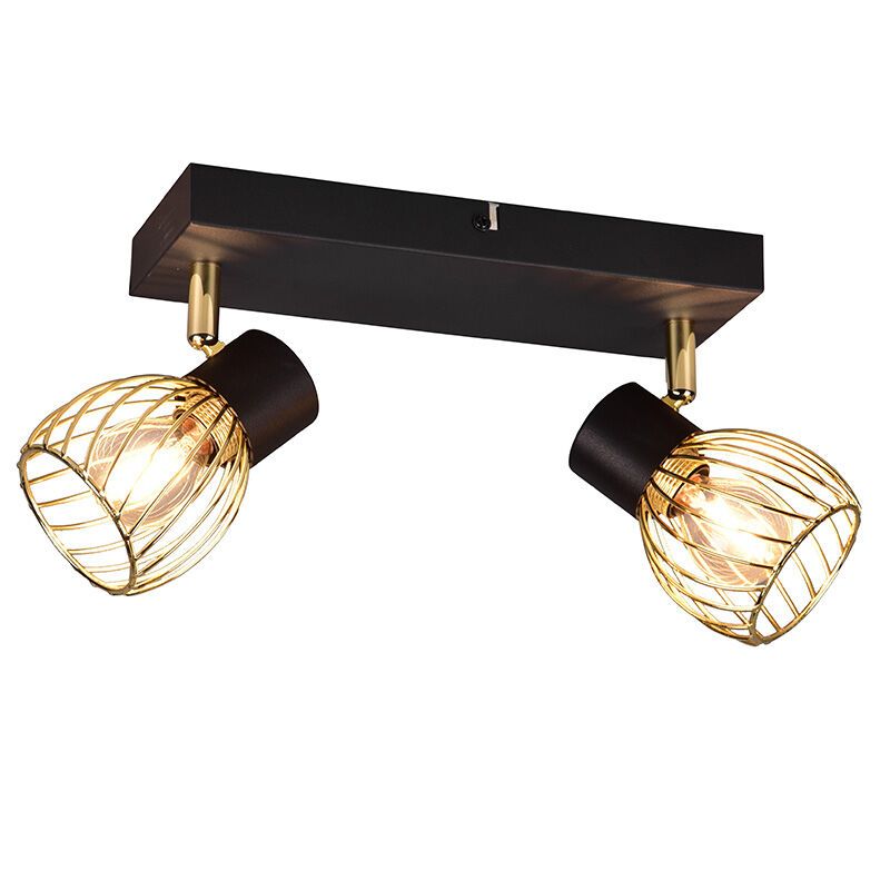 Black ceiling spotlight industrial, Amaya