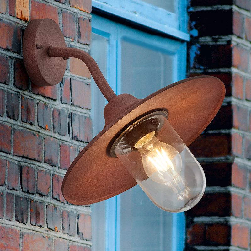 Rust Coloured outdoor light industrial, Verena, IP44 Rust Coloured outdoor light industrial, Verena, IP44
