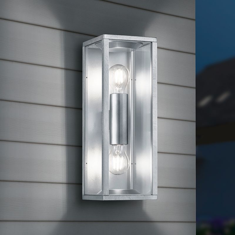 Grey outdoor light industrial, Sanna, IP44