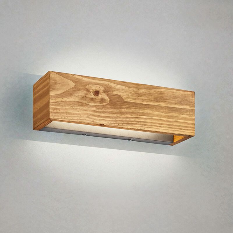 Wood up down wall light brown, Deka, 13W, 3000K LED