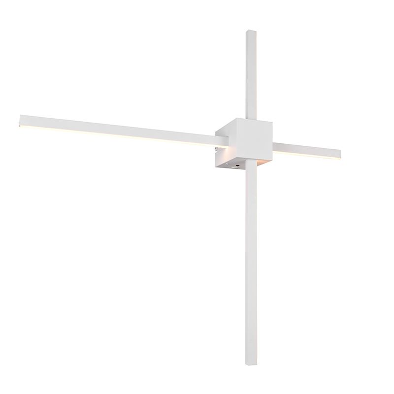 White wall light modern, Tsjerk, 3-step dimmable