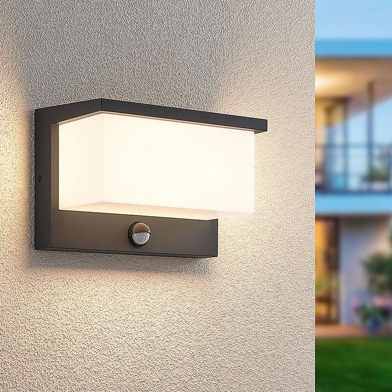 Anthracite outdoor light modern, Slimane, 13W, 3000K LED, IP54 Anthracite outdoor light modern, Slimane, 13W, 3000K LED, IP54
