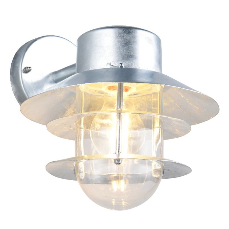 Zinc outdoor light modern, Peternella, IP44 Zinc outdoor light modern, Peternella, IP44