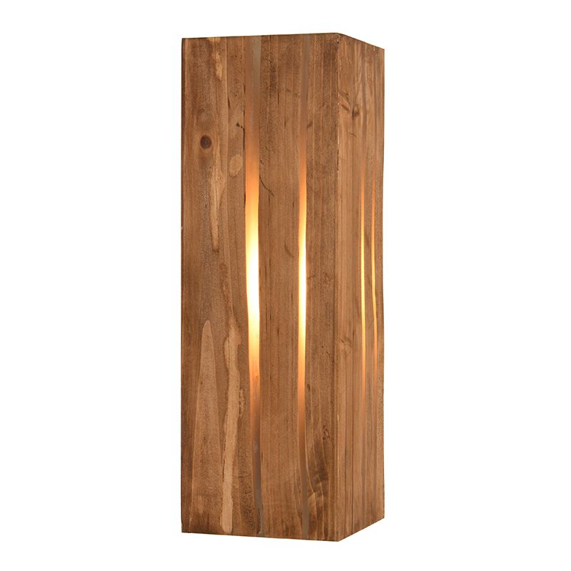 Rustic wall light wood, Karijn