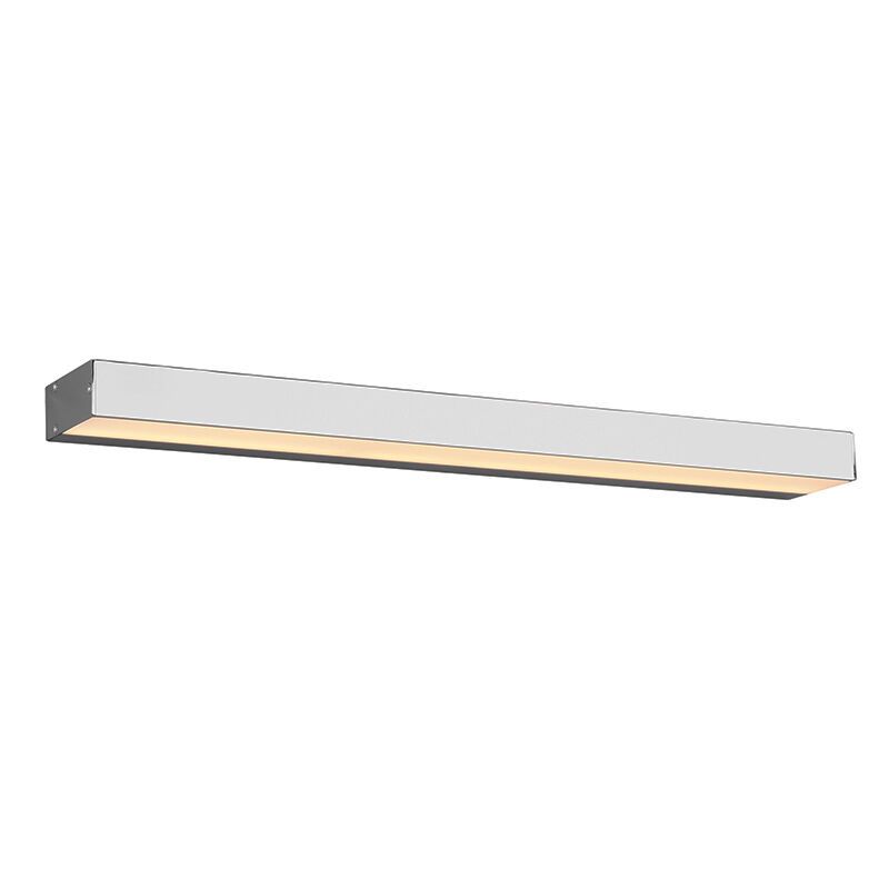 Chrome bathroom wall light modern, Basma, 8W, 3000K LED, IP44