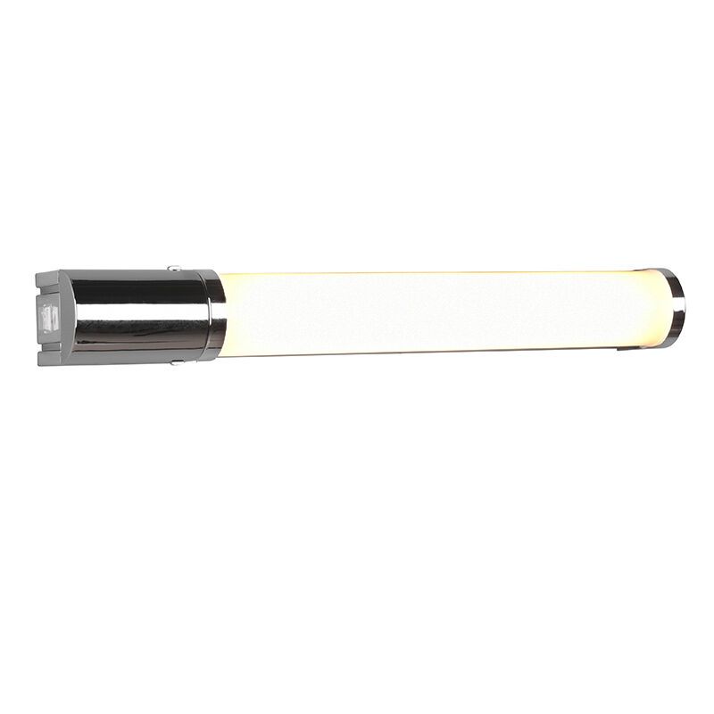 Chrome bathroom wall light modern, Bernou, 8W, 3000K LED, IP44