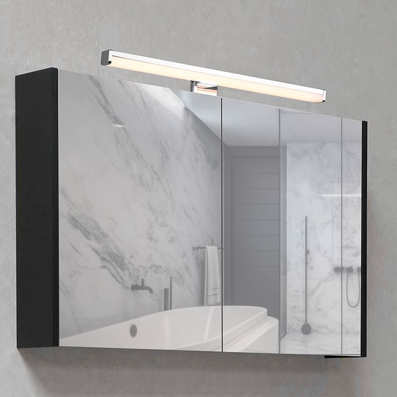 Chrome bathroom wall light modern, Celal, 7,5W, 3000K LED, IP44 Chrome bathroom wall light modern, Celal, 7,5W, 3000K LED, IP44