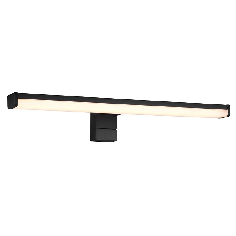 Black bathroom wall light modern, Celal, 7,5W, 3000K LED, IP44 Black bathroom wall light modern, Celal, 7,5W, 3000K LED, IP44