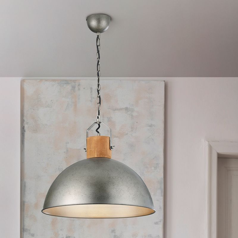 Nickel dome pendant light vintage, Amarey Nickel dome pendant light vintage, Amarey