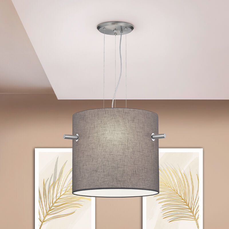 Grey dining table hanging lamp metal, Myke Grey dining table hanging lamp metal, Myke