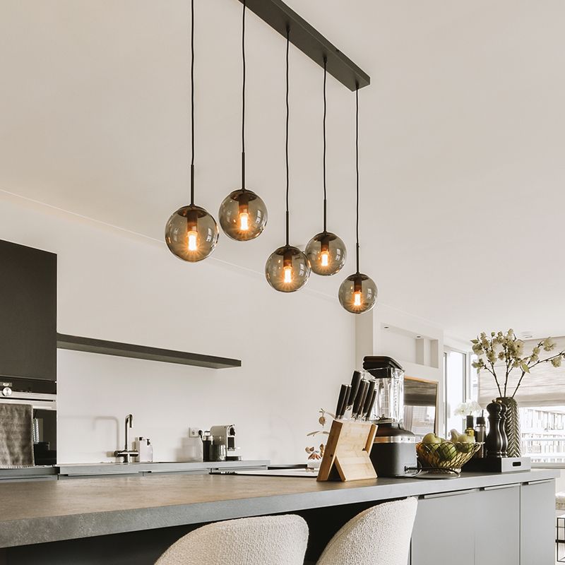 Anthracite pendant light modern, Resi