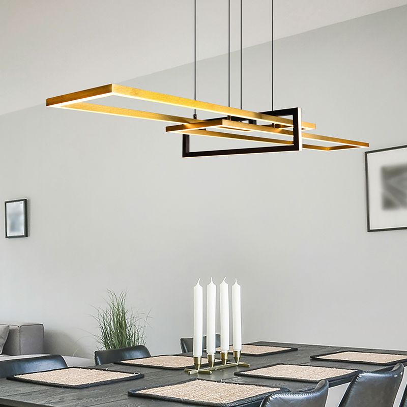 Brass pendant light modern, Hatun, 34W, 3000K LED Brass pendant light modern, Hatun, 34W, 3000K LED