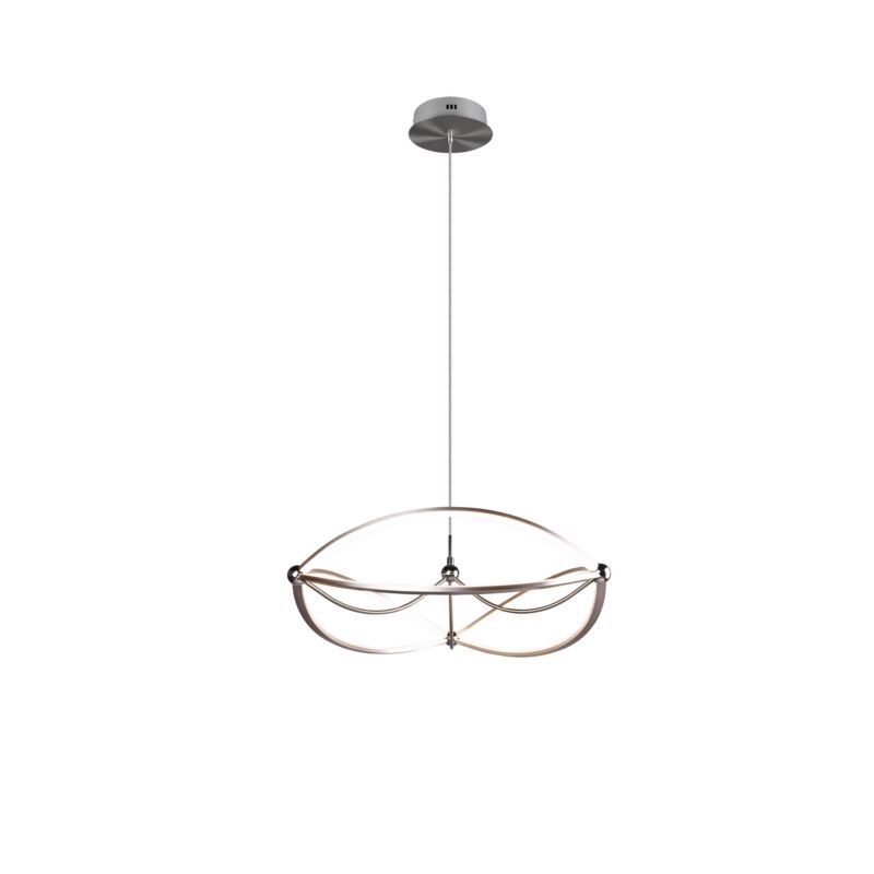 Nickel pendant light modern, Remy, 42W, 3000K LED Nickel pendant light modern, Remy, 42W, 3000K LED