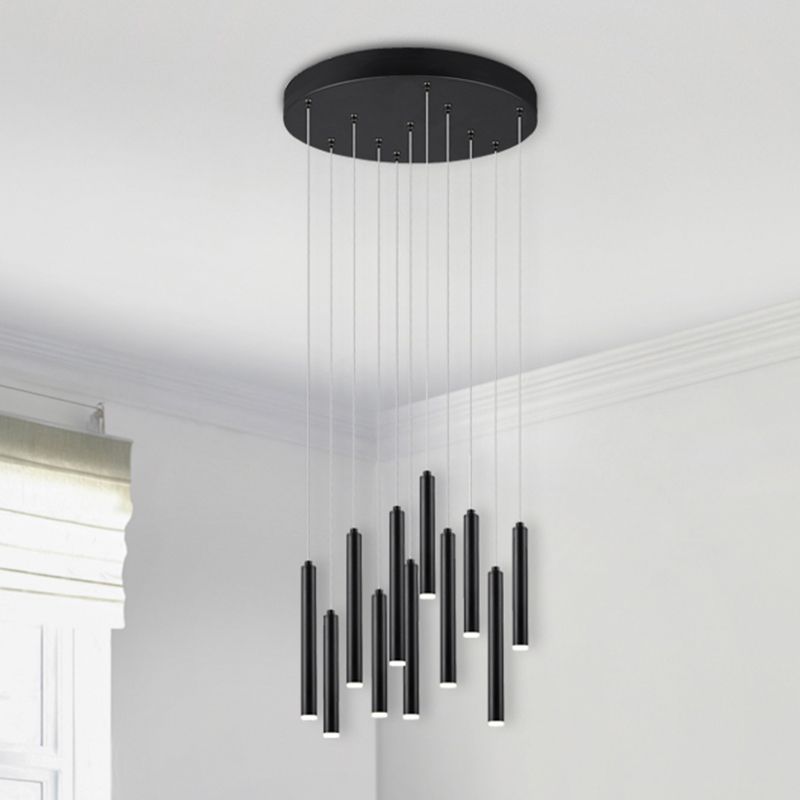 Anthracite pendant light modern, Jamilla, 52W, 3000K LED