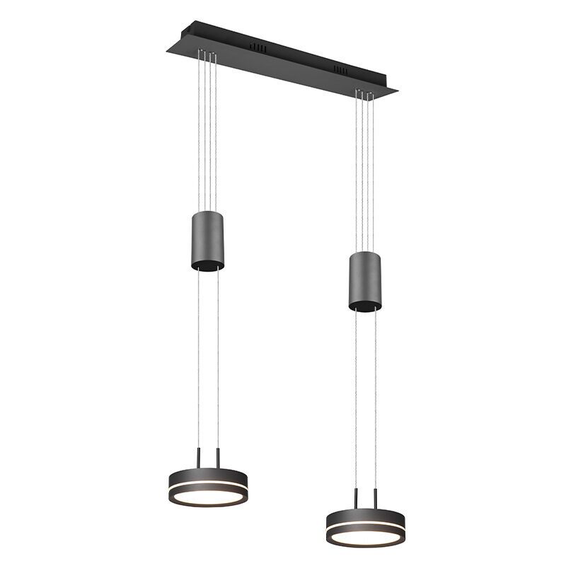 Anthracite pendant light modern, Marjon, 9W, 3000K LED