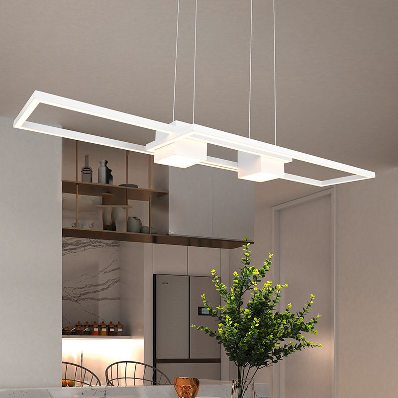 White pendant light design, Sohaib, 37W, warm to cold white adjustable LED, 3-step dimmable