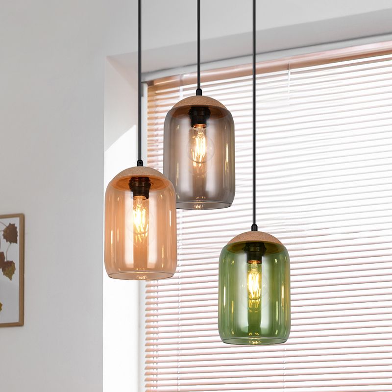 Multicoloured pendant light design, Tasniem