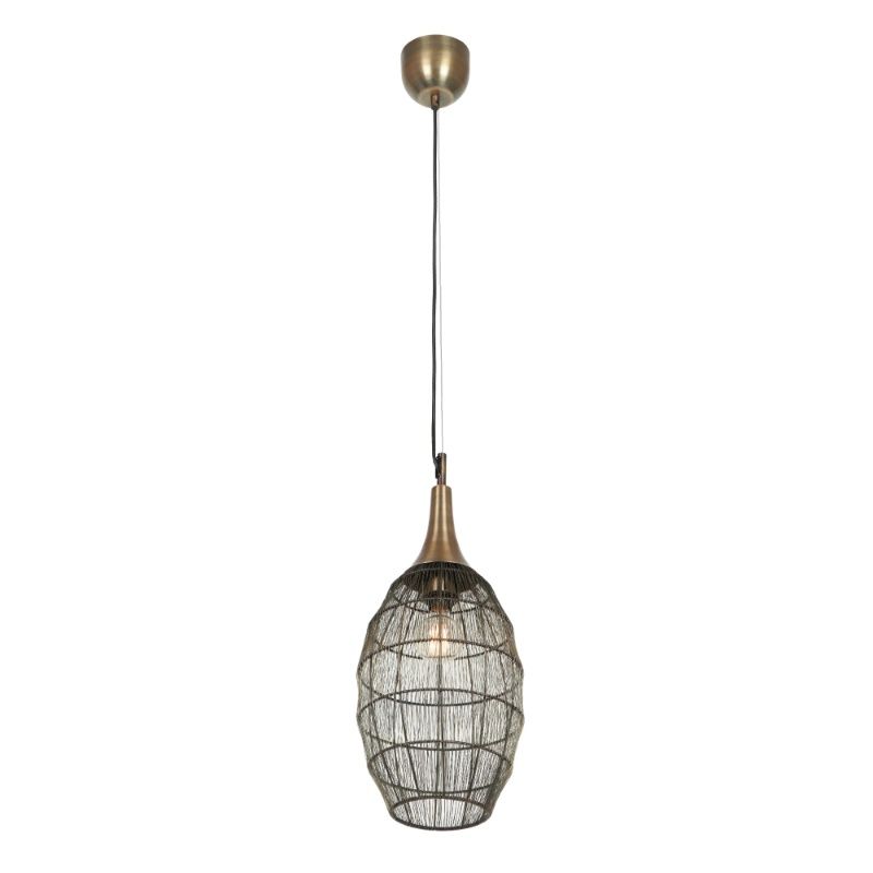 Bronze pendant light rustic, Rins