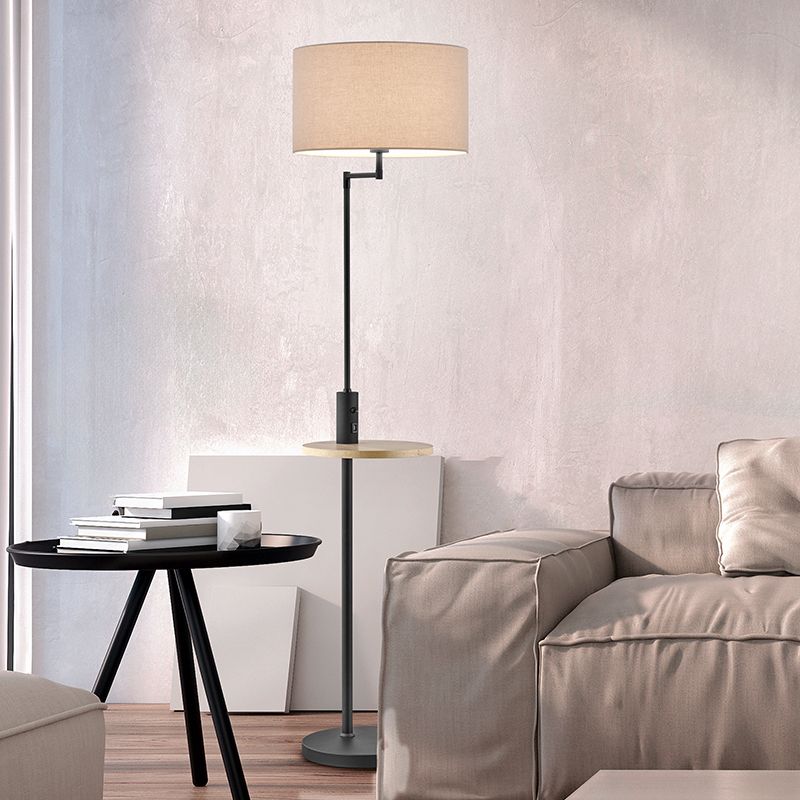 Grey floor lamp modern, Logiso