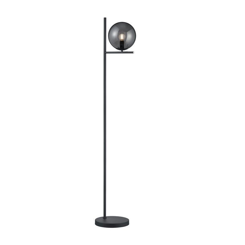 Anthracite floor lamp modern, Silkis, with switch