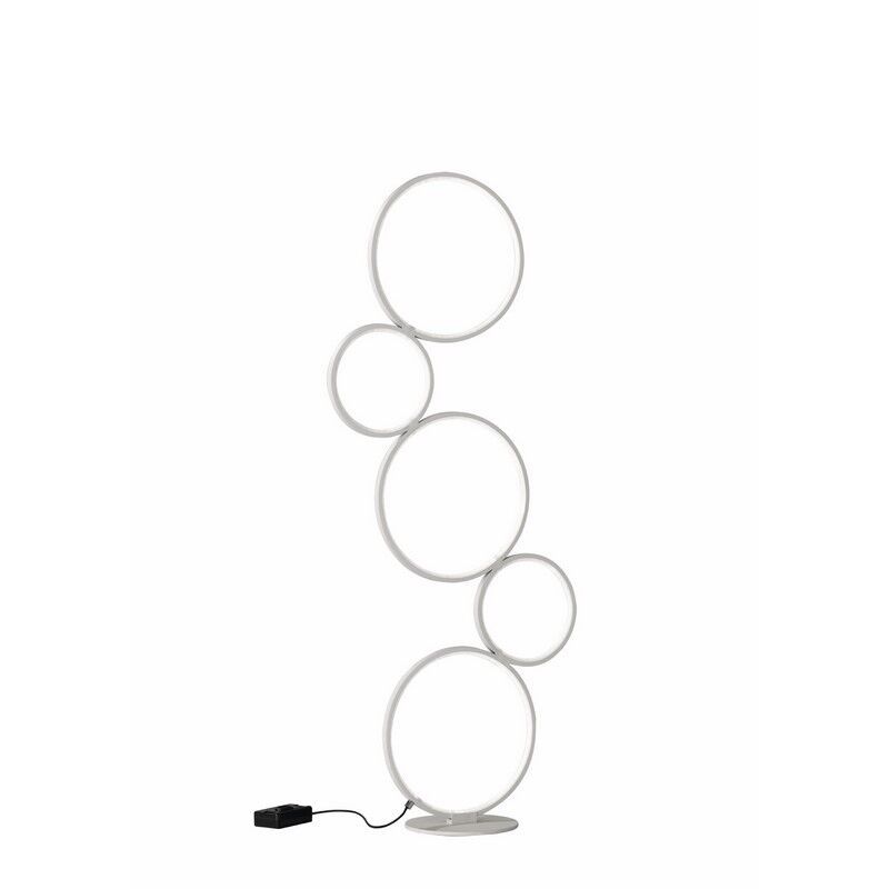 White floor lamp modern, Robon, 36W, 3000K LED, with switch White floor lamp modern, Robon, 36W, 3000K LED, with switch