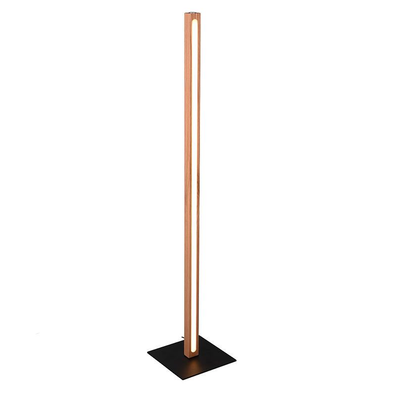 Wooden reading floor lamp, Kelley, 20W, 3000K LED, with switch