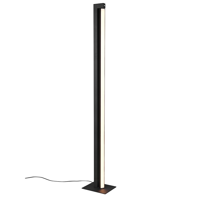 Black floor lamp modern, Raihana, 21W, white switch LED, with touch dimmer Black floor lamp modern, Raihana, 21W, white switch LED, with touch dimmer