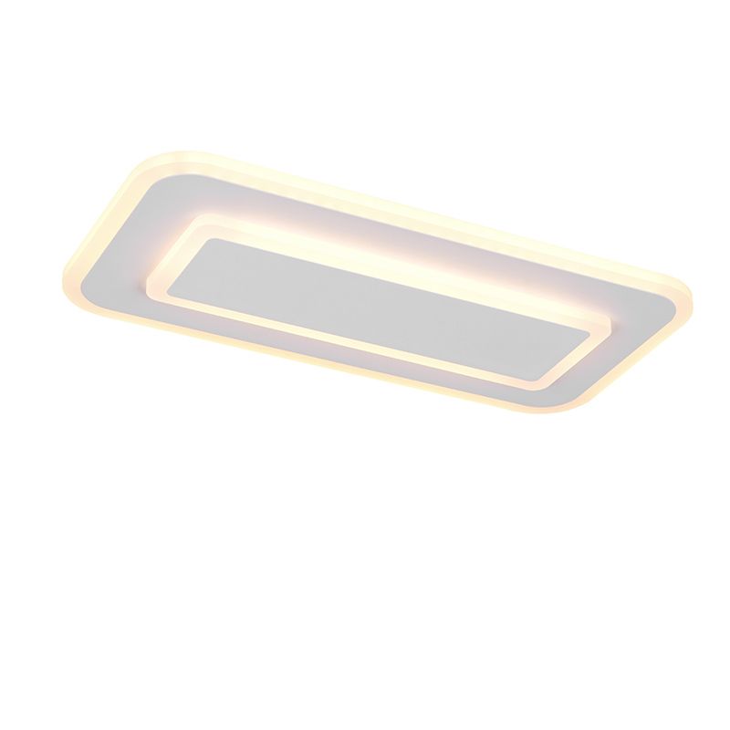 White flush ceiling light modern, Ulrike, 3-step dimmable White flush ceiling light modern, Ulrike, 3-step dimmable