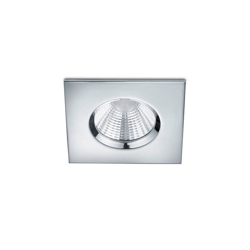 Chrome bathroom recessed downlight modern, Iman, 5W, 3000K LED, IP65
