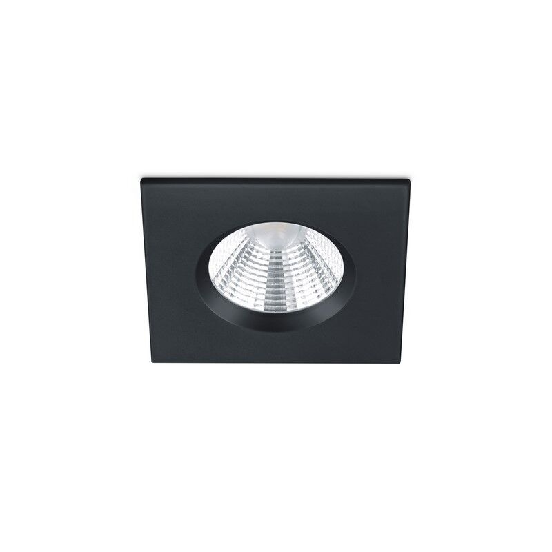 Black bathroom recessed downlight modern, Iman, 5W, 3000K LED, IP65 Black bathroom recessed downlight modern, Iman, 5W, 3000K LED, IP65