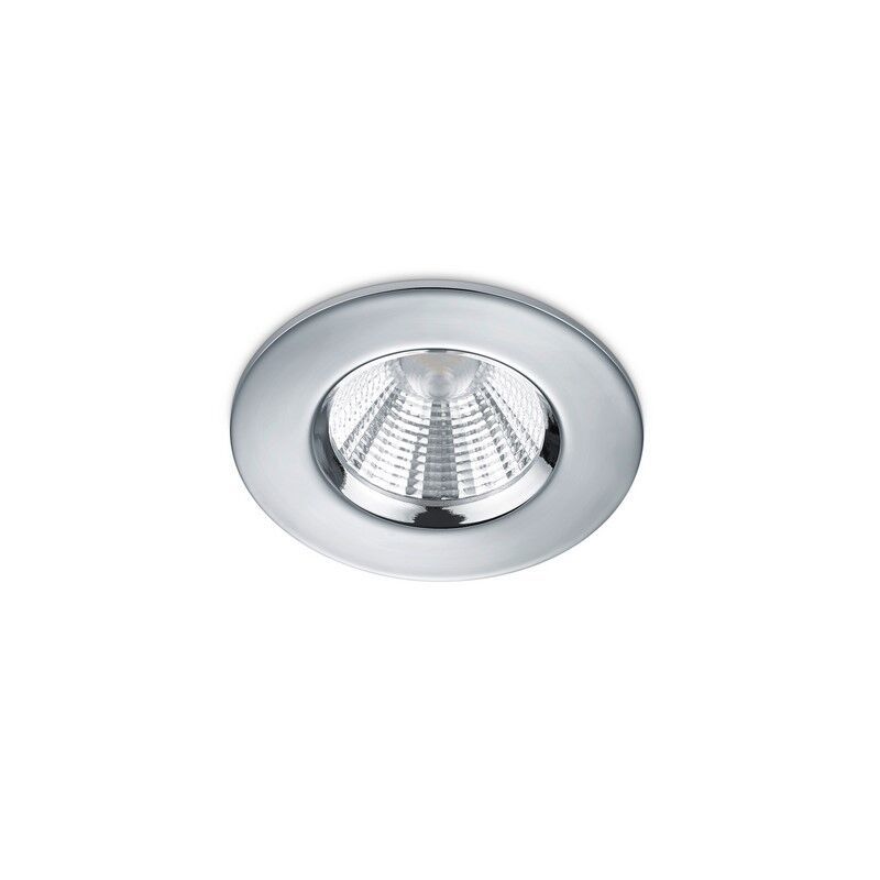 Chrome bathroom recessed downlight modern, Iman, 5W, 3000K LED, IP65