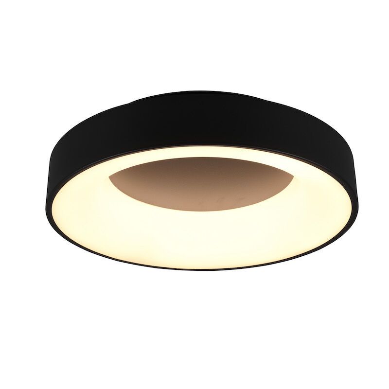 Black flush ceiling light modern, Jered, 27W, 3000K LED