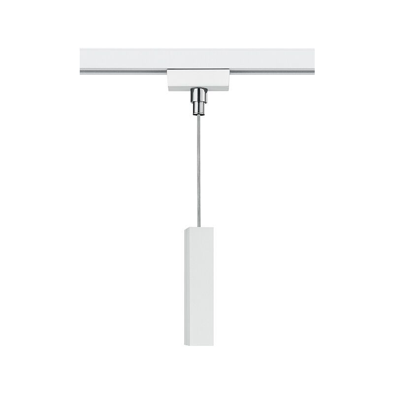 Hanging adapter for 2-phase track spots, white Hanging adapter for 2-phase track spots, white