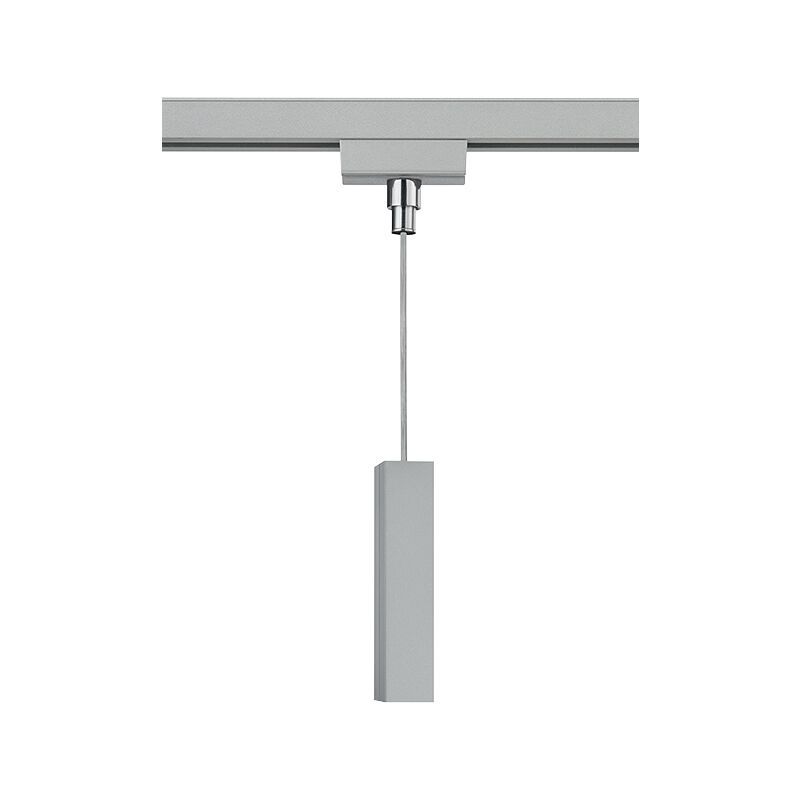 Hanging adapter for 2-phase track spots, gray