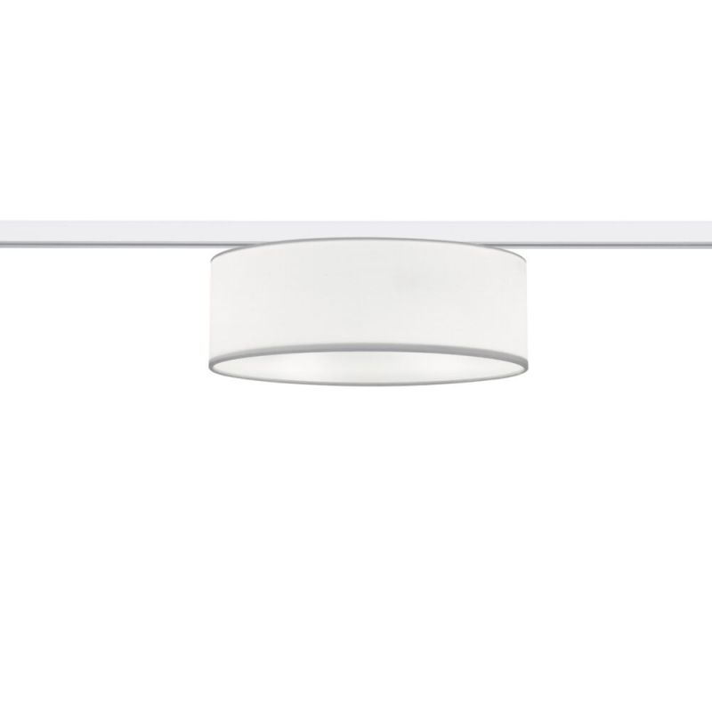 White ceiling lamp Oliver for 2-phase track lighting White ceiling lamp Oliver for 2-phase track lighting