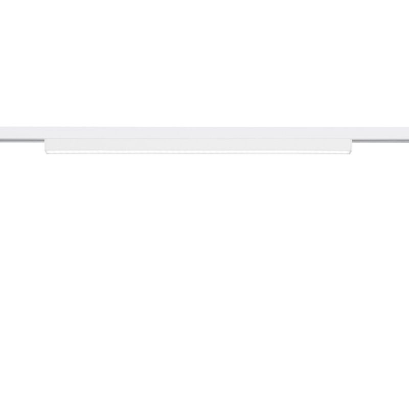 White clamp lamp Chloe for 2-phase track lighting