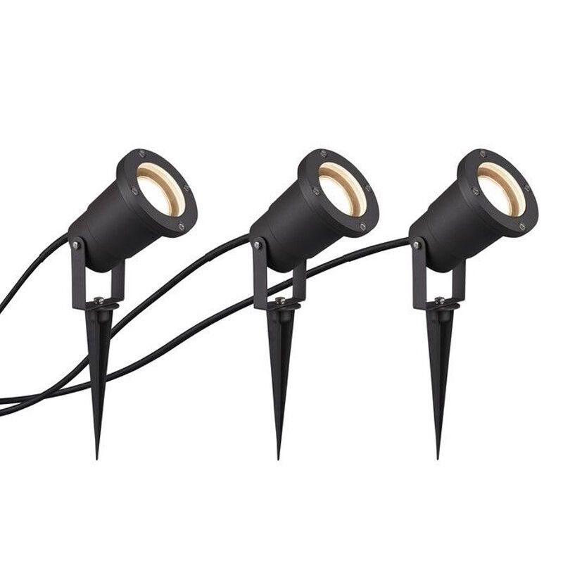 Anthracite garden spike light modern, Tau, IP65