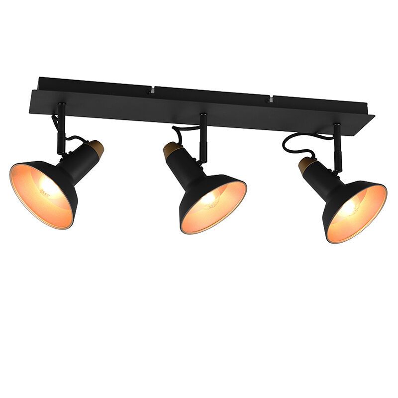 Black ceiling spotlight retro, Sylvester Black ceiling spotlight retro, Sylvester